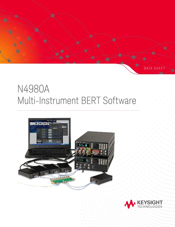 N4980A MultiInstrument BERT Software PDF Asset Page Keysight